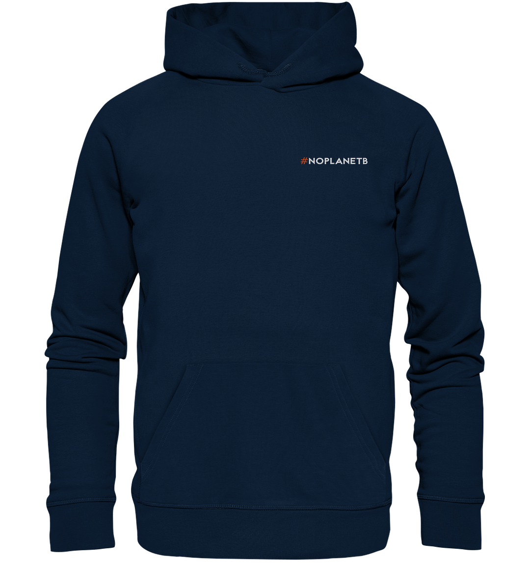 #NoPlanetB Herren - Organic Hoodie (Stick) French Navy