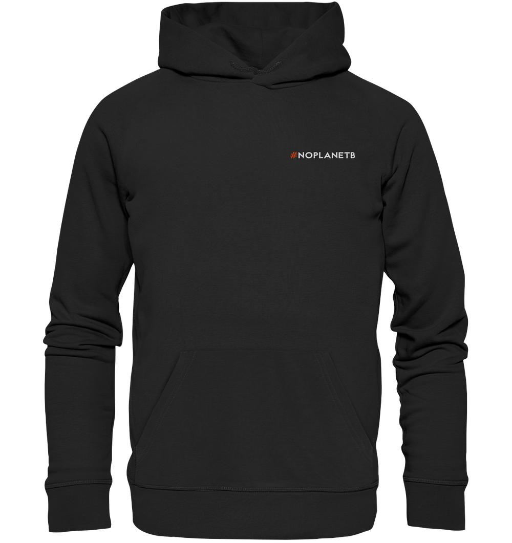 #NoPlanetB Herren - Organic Hoodie (Stick) Black