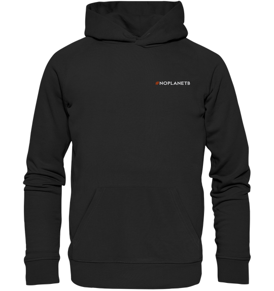 #NoPlanetB Herren - Organic Hoodie (Stick) Black