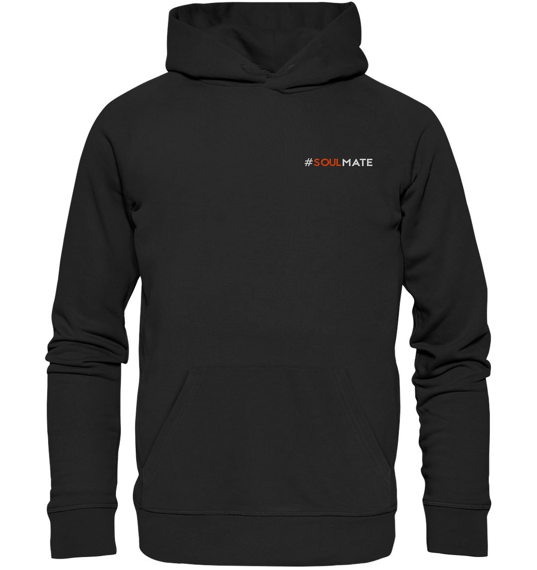 #Soulmate - Organic Hoodie (Stick) Black