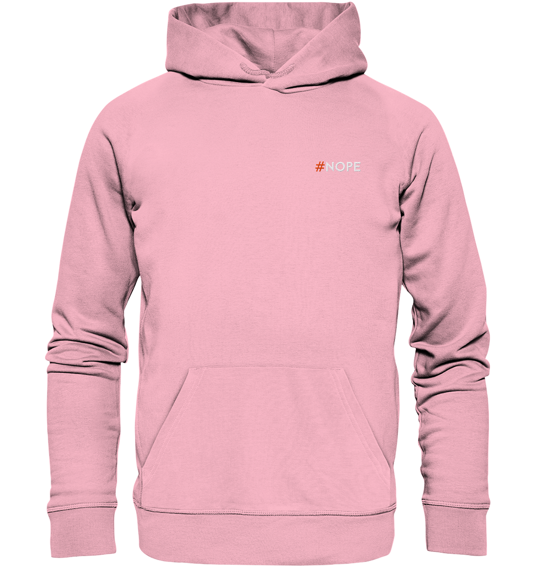 #Nope - Organic Hoodie (Stick) - DraFox