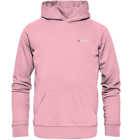 #Nope - Organic Hoodie (Stick) - DraFox